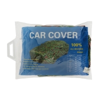 Тент автомобильный, водонепроницаемый, полиэстер, камуфляж хаки, размер L 483*178*119 см