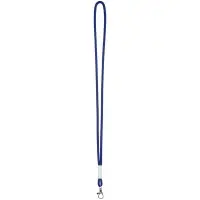 Шнурок для бейджа Tube Metal, синий