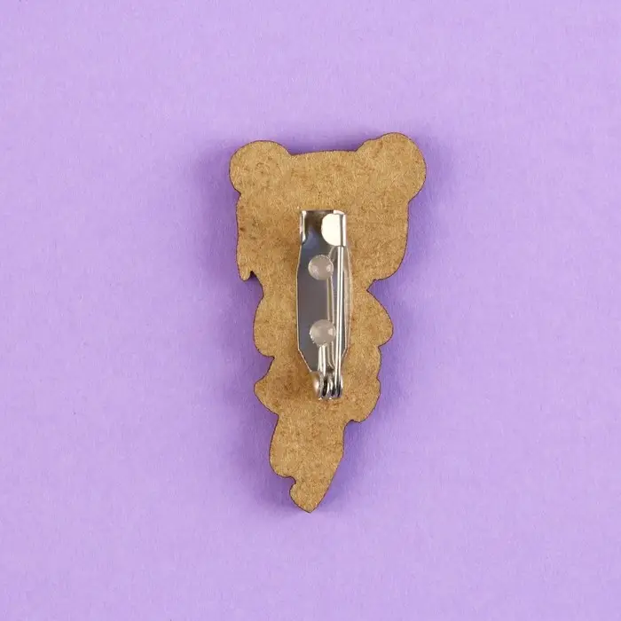 Значок деревянный &laquo;Милашка&raquo;, аниме, 2 х 3,7 см