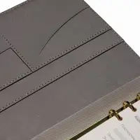 Органайзер на кольцах, А5, с хлястиком, 80л, линия, к/зам, Черный