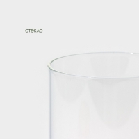 Банка стеклянная для хранения сыпучих продуктов BellaTenero &laquo;Эко&raquo;, 550 мл, 8,5&times;12,5 см, с бамбуковой крышкой