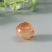 Сувенир эпоксидная смола флюоресцентный "Грибочки" набор 9 шт 1х2,4 см