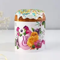Форма ободок для кулича &laquo;ХВ&raquo; на пасху, 32.2&times;9 см