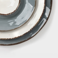 Тарелка Magistro "Alpine Frost" 27см 27,4х27,1х3,5 цвет синий