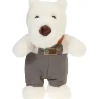 Мягкая игрушка "Пёсик в комбинезоне", 30 см