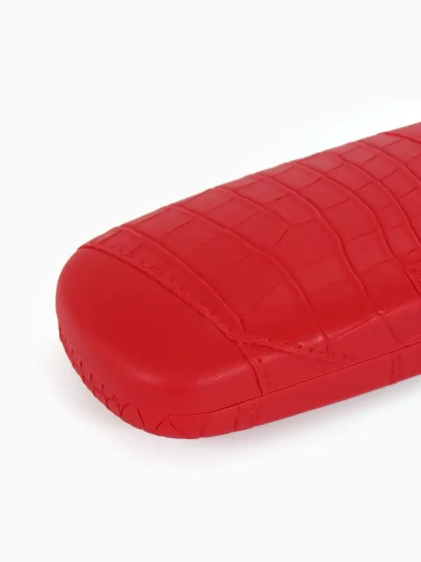 Футляр для очков Июнь2503, 16*5,8*3 см, хлопушка, красный