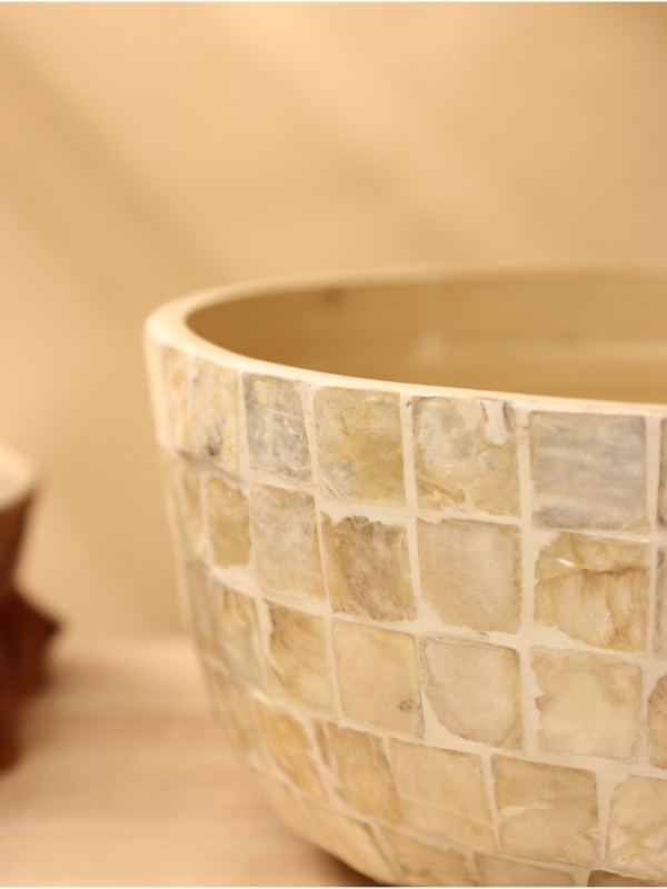 Чаша 24,5х24,5х12 см, бамбук