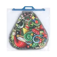 Ледянка мягкая Xmas, треугольная, цвет МИКС