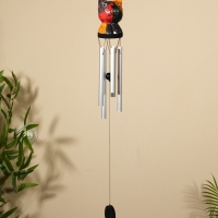 Музыка ветра "Кот" дерево, алюминий 9х8х100 см