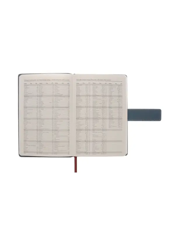 Ежедневник недатированный формат А5, с хлястиком, 128л, линия, пвх, Индиго