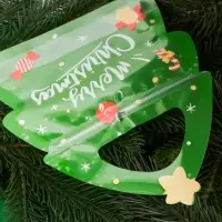 Пакет подарочный, "Ёлочка", с zip-lock застежкой, 18,5х6,9х21см.