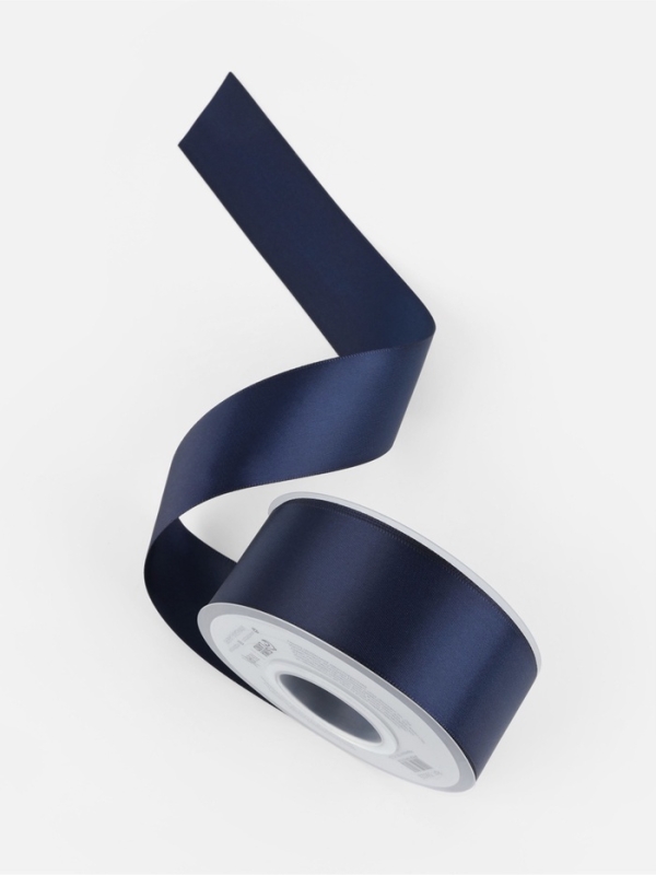 Лента атласная двухсторонняя №0850 38мм*25&plusmn;1м орехово-коричневый TR