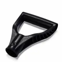 Ручка эргономичная усиленная Ф32 мм, пластмассовая Чёрная