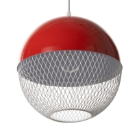 Светильник Lina 1х40Вт Е27 алый  26х26х32см