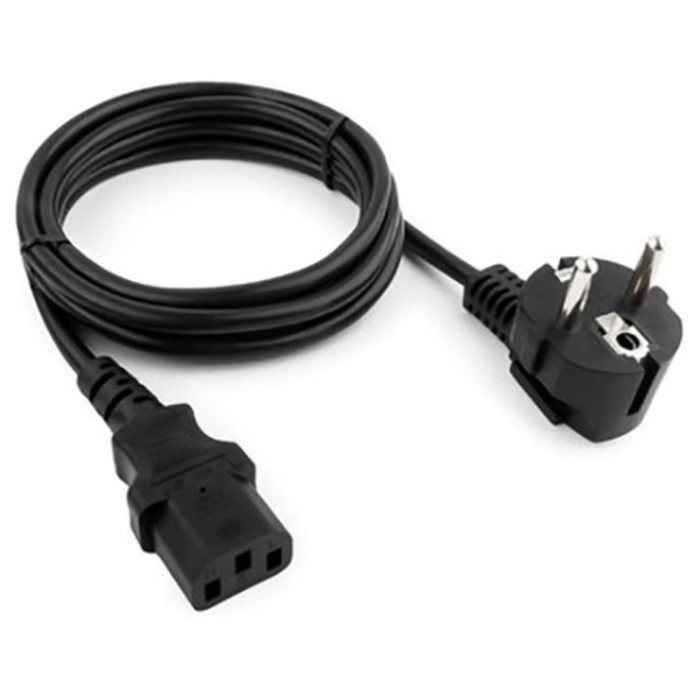 Кабель питания Exployd EX-K-1461, IEC - C13, 6 А, 3 м, черный
