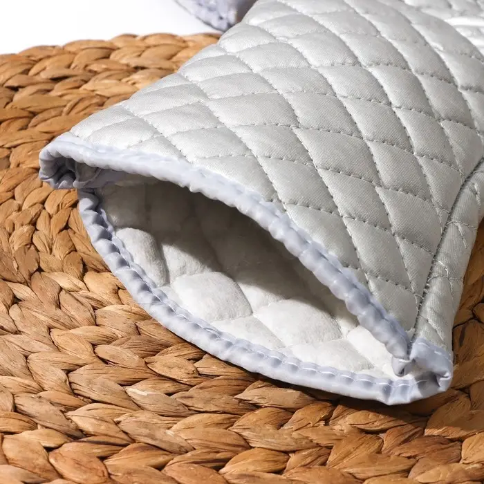 Набор прихваток &laquo;Профи&raquo;, 2 шт, 37,5&times;17,5&times;2 см, цвет серый