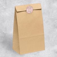 Наклейки для бизнеса и подарков &laquo;С любовью&raquo;, 50 шт, 4 х 4 см