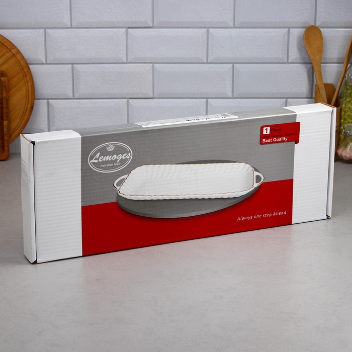 Блюдо &laquo;Кармен&raquo;, 1.6 л, большое, фарфор, Иран