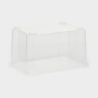 Ящик для хранения с крышкой &laquo;Кристалл XS Plus&raquo;, 16 л, 38,9&times;27,5&times;21,5 см, цвет прозрачный