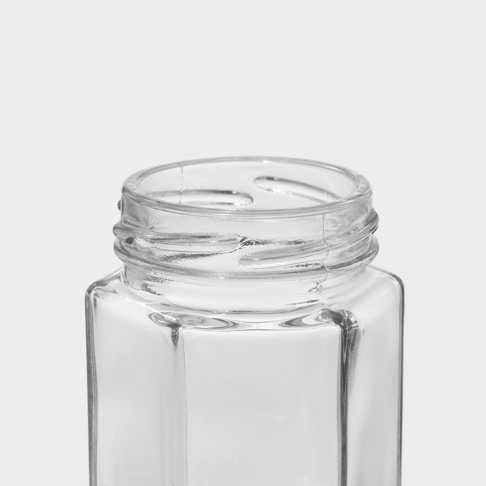 Банка cтеклянная для специй Доляна «Идиллия», 80 мл, 5,5×5,5×7 см, с металлической крышкой Банка cтеклянная для специй Доляна «Идиллия», 80 мл, 5,5×5,5×7 см, с металлической крышкой