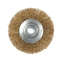 Щетка металлическая для УШМ ЛОМ, "тарелка", М14, 100 мм