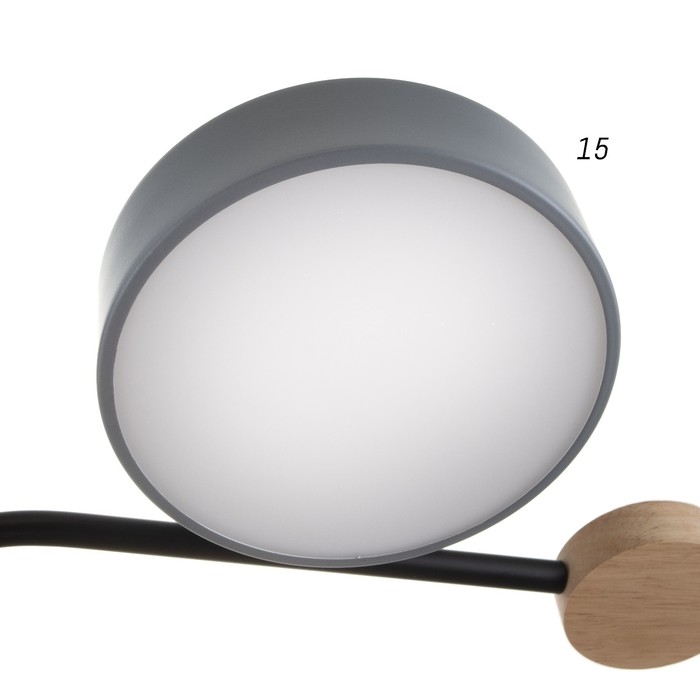 Люстра с ПДУ 2298/7GN LED 156Вт 3000-6000К серый 105х99х15 см BayerLux