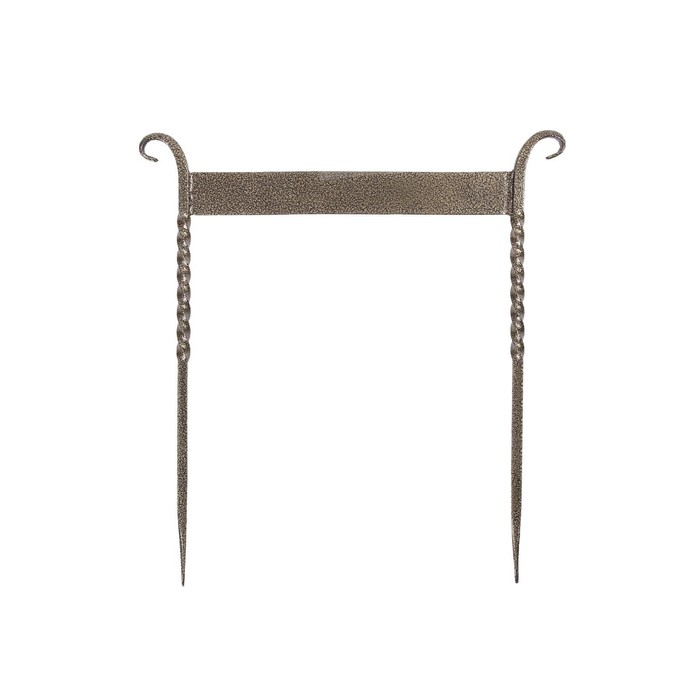 Декроттуар для очистки обуви, 42.5 &times; 39.5 см, витой, бронза