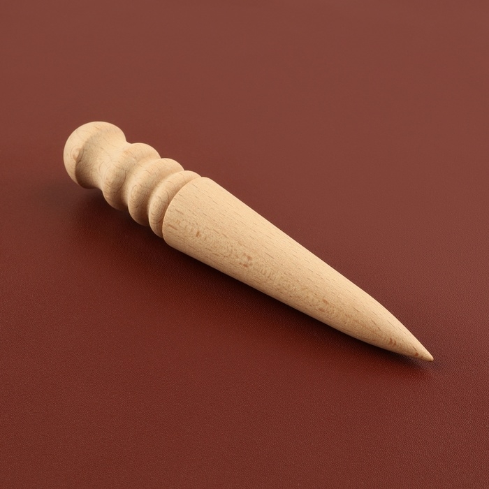 Сликер для полировки уреза кожи, 2,5 &times; 15 см, цвет бежевый