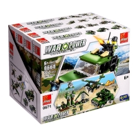 Конструктор 4 в 1 Военные &laquo;Солдаты&raquo;, 4 вида МИКС