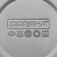 Чайник со свистком из нержавеющей стали Доляна &laquo;Расцвет&raquo;, 2,8 л, фиксированная ручка, с индикатором нагрева