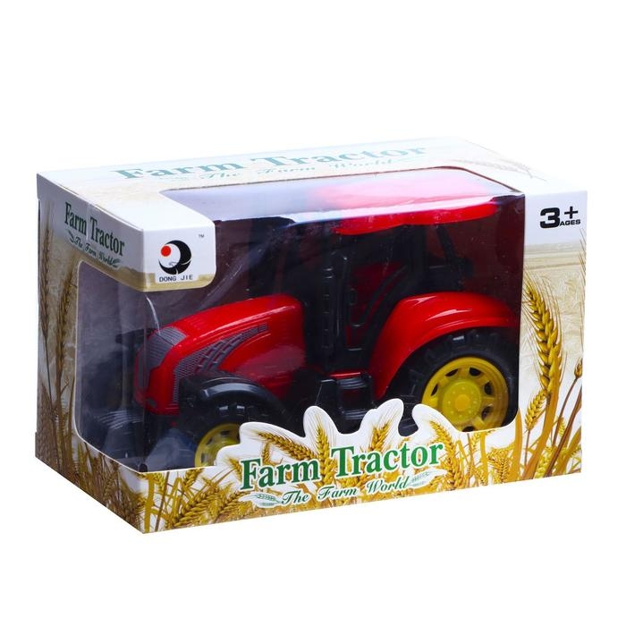 Трактор инерционный &laquo;Сельскохозяйственный&raquo;, цвет красный