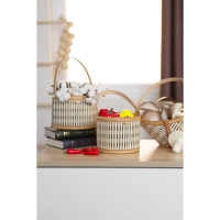 Корзина для хранения Доляна Nature, 18&times;18&times;12, бамбук