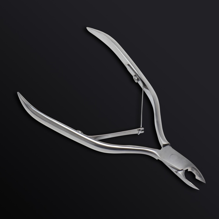 Кусачки маникюрные для кутикулы &laquo;Premium&raquo;, двойная пружина, 11 см, длина лезвия - 6 мм, цвет серебристый