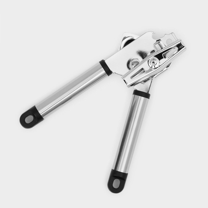 Нож консервный Доляна &laquo;Помощник&raquo;, 20 см, цвет чёрный