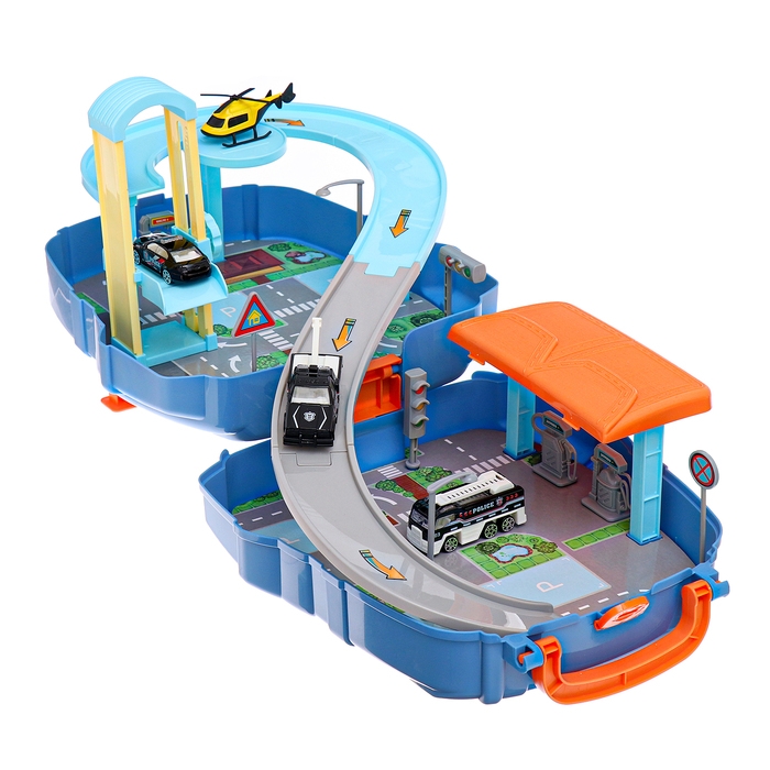 Парковка &laquo;Полиция погоня&raquo;, в рюкзаке