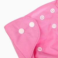 Многоразовый подгузник &laquo;Наш цветочек&raquo;, 3-15 кг, цвет розовый, Крошка Я