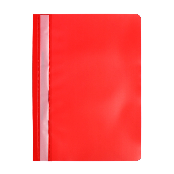 Набор папок-скоросшивателей А4, 10 штук, Calligrata, 160 мкм, с прозрачным верхом, МИКС