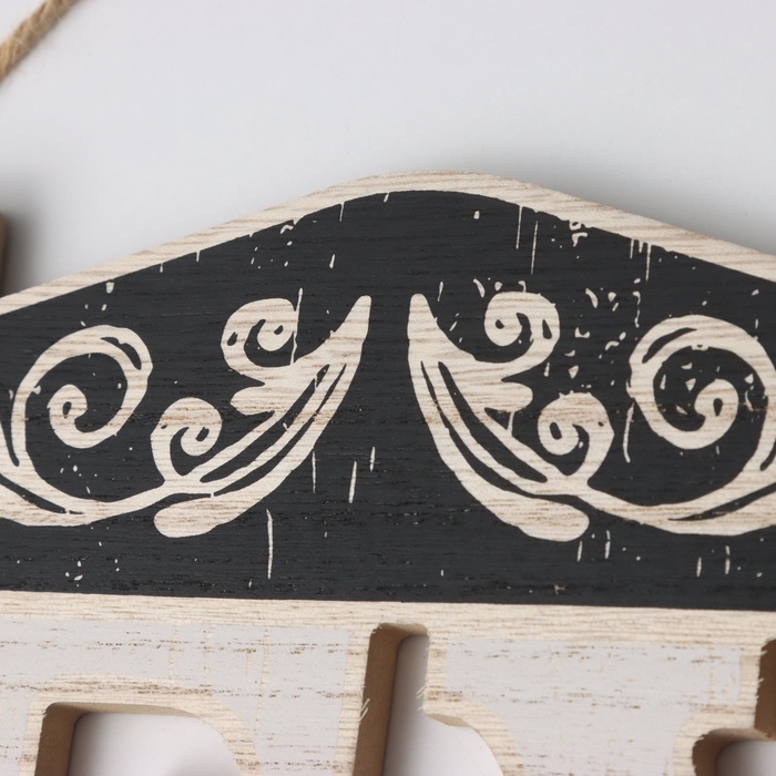 Крючки декоративные дерево "Домик. Ключи" 3,5х35х17,5 см