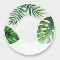 Сервиз столовый &laquo;Лист папоротника&raquo;, 37 предметов, стеклокерамика