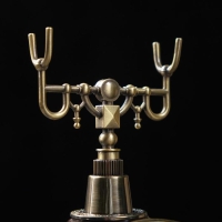 Ретро-телефон "Альсено", выложенный лаврами, 23 х 26 см