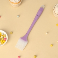 Кисть Доляна &laquo;Леонардо&raquo;, силикон, 25&times;4,4&times;1,5 см, цвет сиреневый