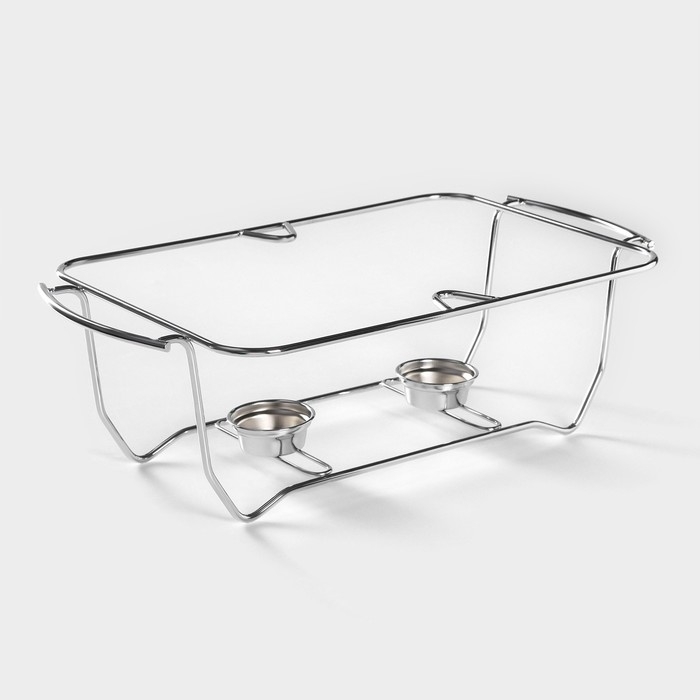 Мармит из жаропрочной керамики двойной Magistro &laquo;Бланш&raquo;, 1,1 л, 26,5&times;16&times;6,5 см, цвет белый