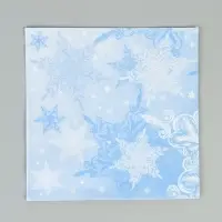 Салфетки бумажные трёхслойные &laquo;Снежный вальс&raquo; 33х33, 20 шт