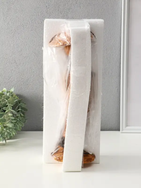 Сувенир полистоун "Африканка в горчичном наряде, в шляпе" 11,5х11,5х33,5 см