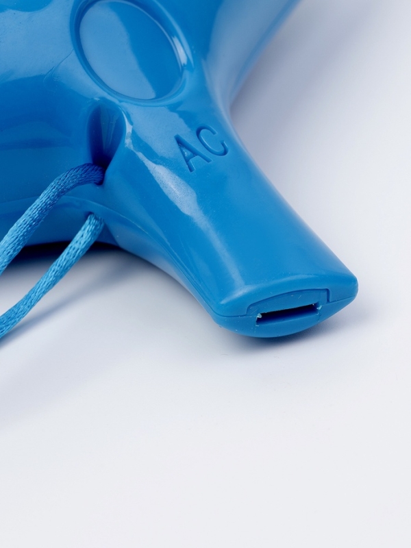 Окарина Music Life 12 отверстий, синяя, 14,8 х 9,2 х 4,6 см