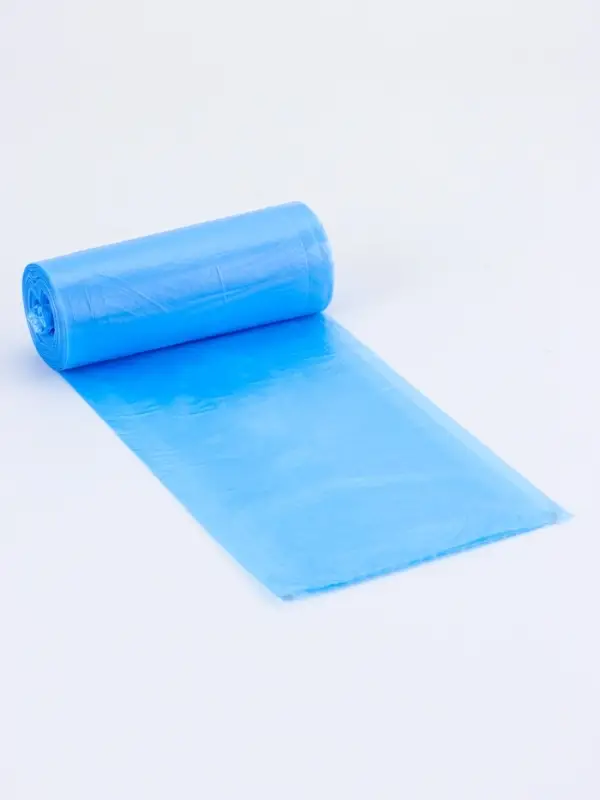 Мешки для мусора 30 л, ПНД, 15 мкм, 30 шт в рул, цвет синий