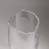 Ваза стекло настольная "Вега" 25х12 см, прозрачный