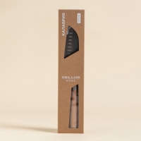 Нож кухонный сантоку SL Home &laquo;Калабрия&raquo;, нержавеющая сталь, 18 см, бежевый