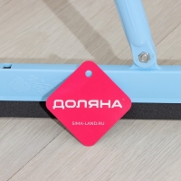 Водосгон для пола Доляна, черенок из нержавеющей стали 90 см, рабочая часть 34&times;2,5 см