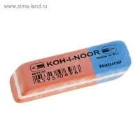 Ластик Koh-I-Noor BLUE STAR 6521/40, красно-синий